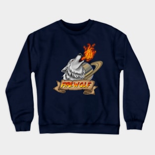 Fire Wolf Logo Crewneck Sweatshirt